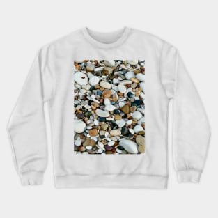 Pebbles on Bridlington Beach, Yorkshire, England Crewneck Sweatshirt